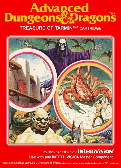 Advanced Dungeons & Dragons: Treasure of Tarmin Cartridge box art