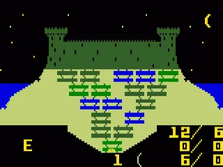 Backdrop artwork for Advanced Dungeons & Dragons: Treasure of Tarmin Cartridge