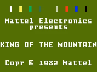 King of the Mountain title screen