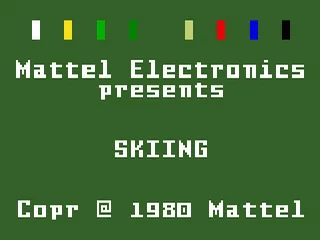 US Ski Team Skiing title screen