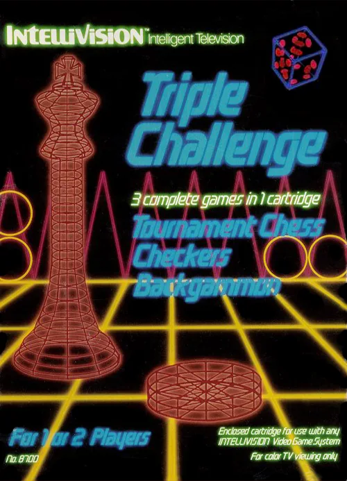 Backdrop artwork for Triple Challenge - Chess, Checkers, Backgammon