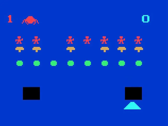 Backdrop artwork for Alien Invaders - Plus!