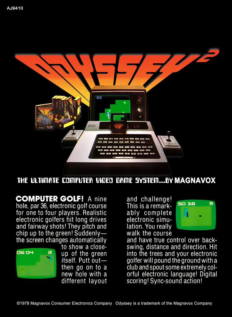 Computer Golf box back