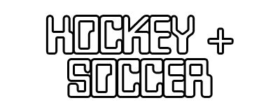 Hockey! / Soccer! logo