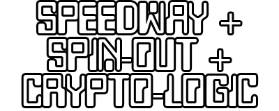 Speedway / Spin-Out / Crypto-Logic logo