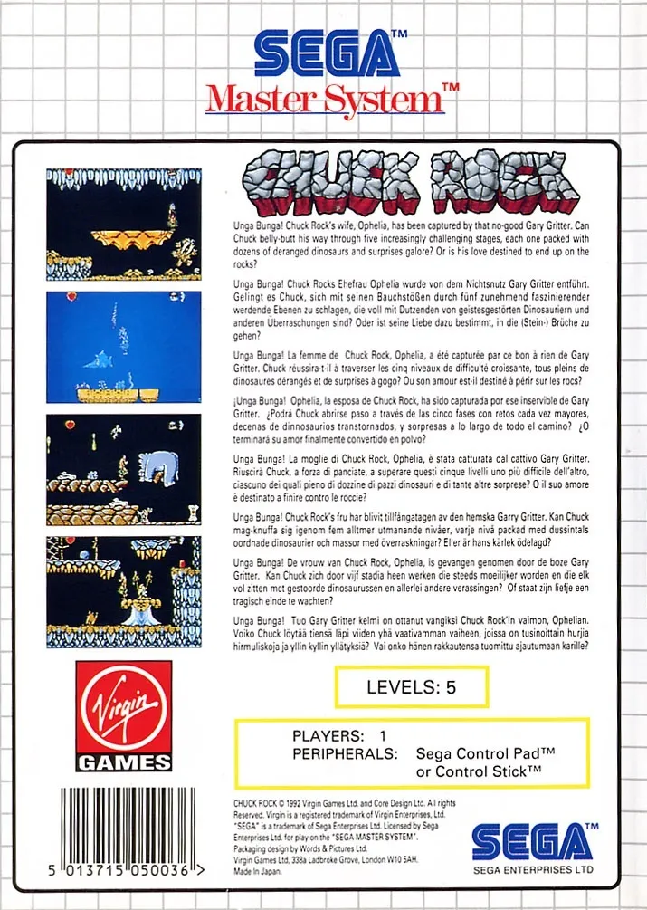 Chuck Rock box back