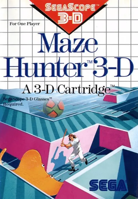 Maze Hunter 3-D box art