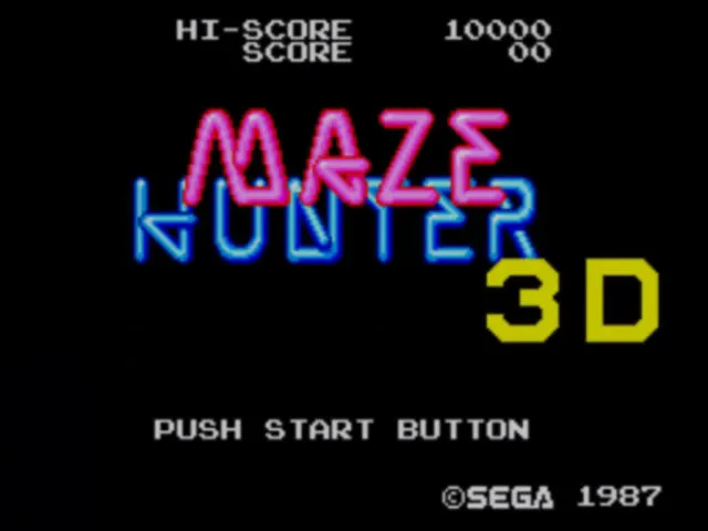 Maze Hunter 3-D screenshot