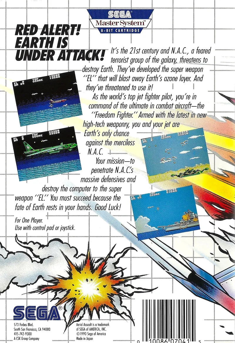 Aerial Assault box back