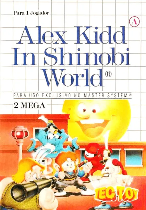 Alex Kidd in Shinobi World box art