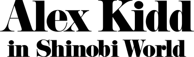 Alex Kidd in Shinobi World logo