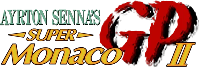 Ayrton Senna's Super Monaco GP II logo