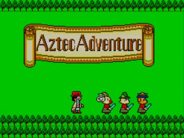 Backdrop artwork for Aztec Adventure
