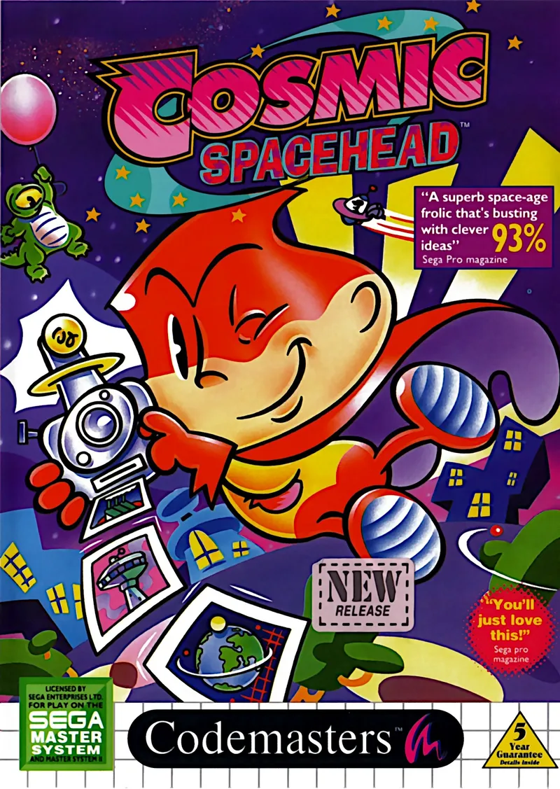 Cosmic Spacehead box art