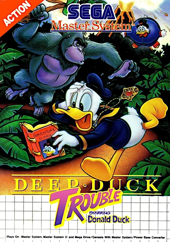 Deep Duck Trouble Starring Donald Duck box art