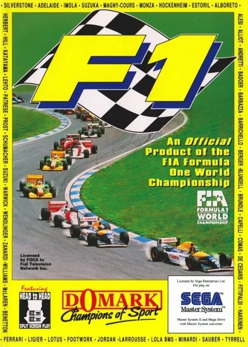 F1 box art