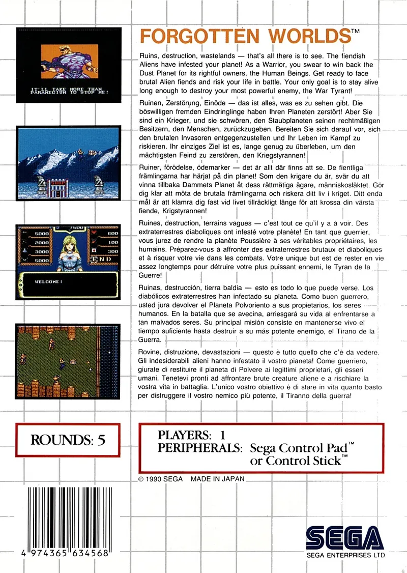 Forgotten Worlds box back