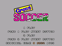 Great Soccer screenshot