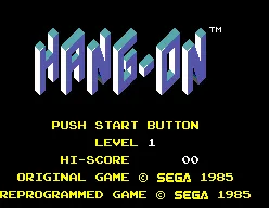 Hang-On screenshot