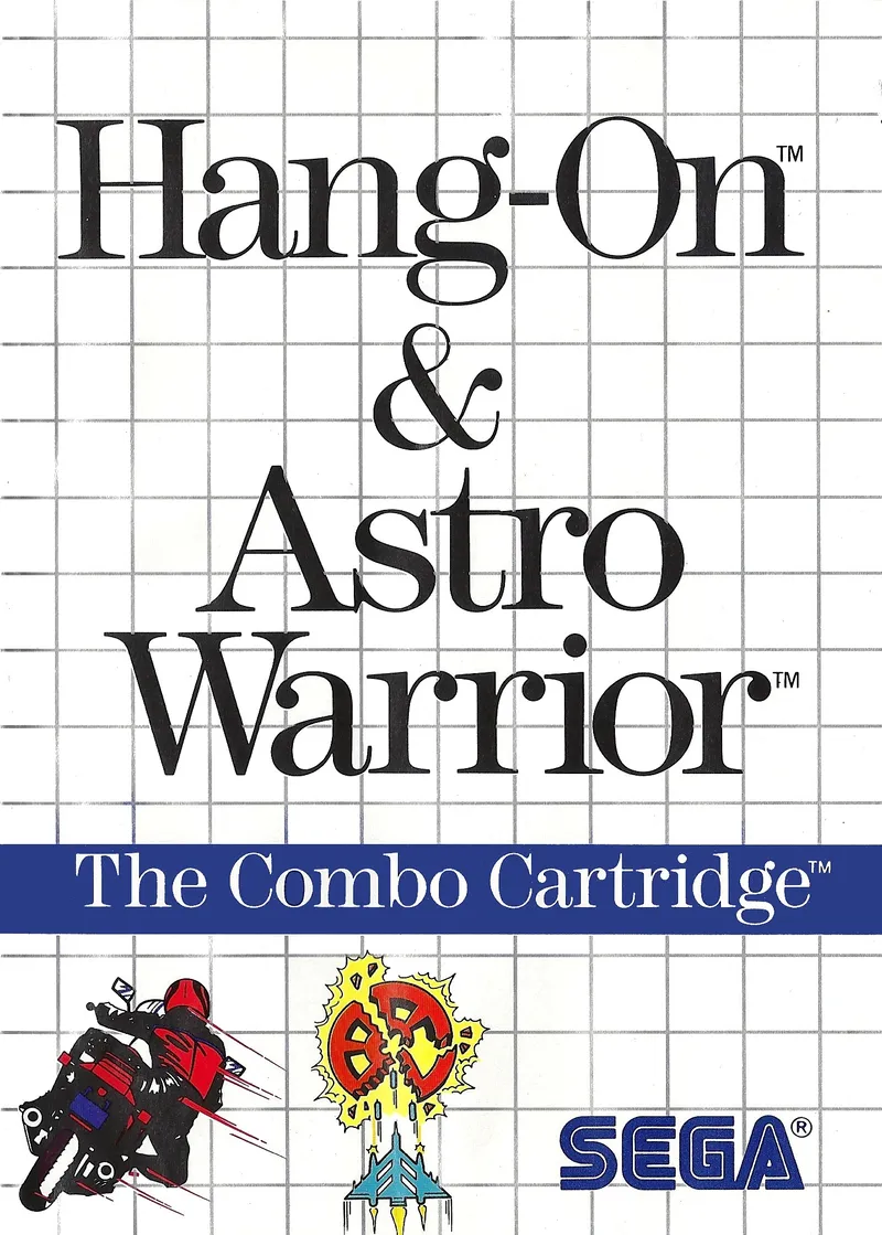 Hang-On & Astro Warrior box art