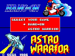 Hang-On & Astro Warrior screenshot