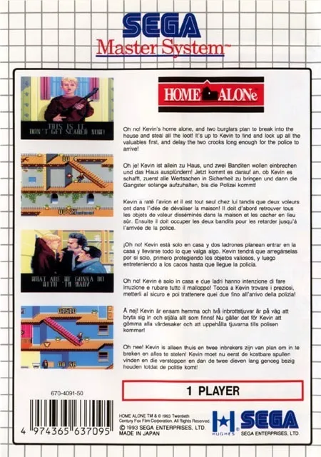 Home Alone box back