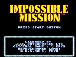 Impossible Mission screenshot