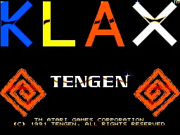 Klax screenshot
