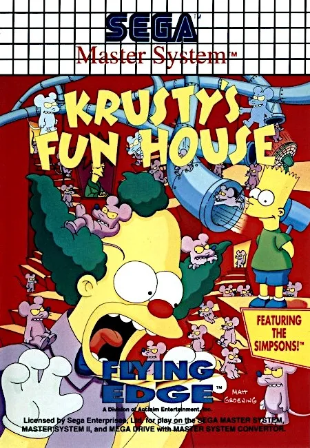 Krusty's Fun House box art