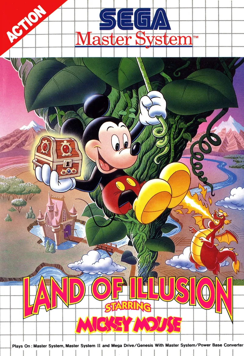Land of Illusion Starring Mickey Mouse box art