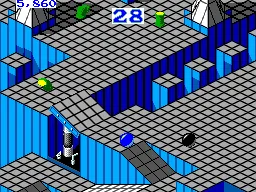 Backdrop artwork for Marble Madness