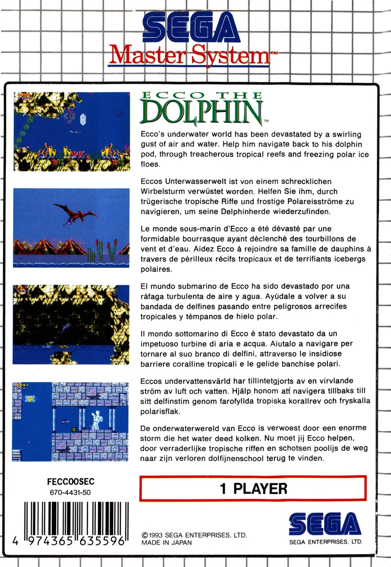 Ecco the Dolphin box back