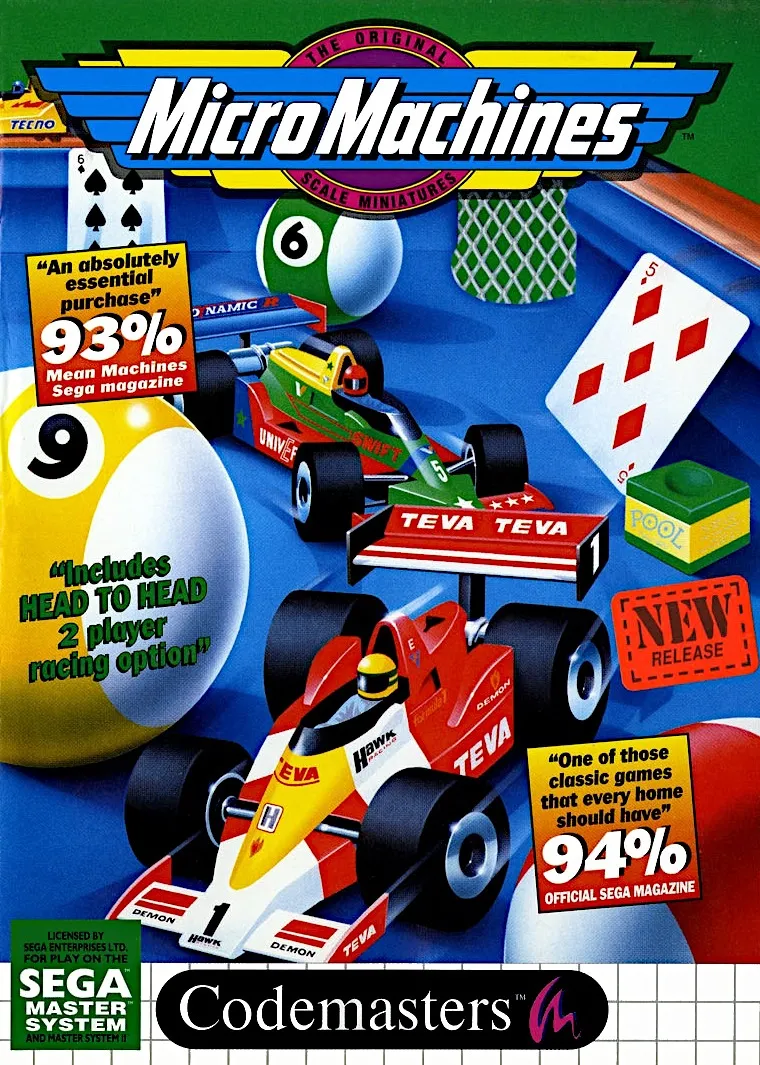 Micro Machines box art