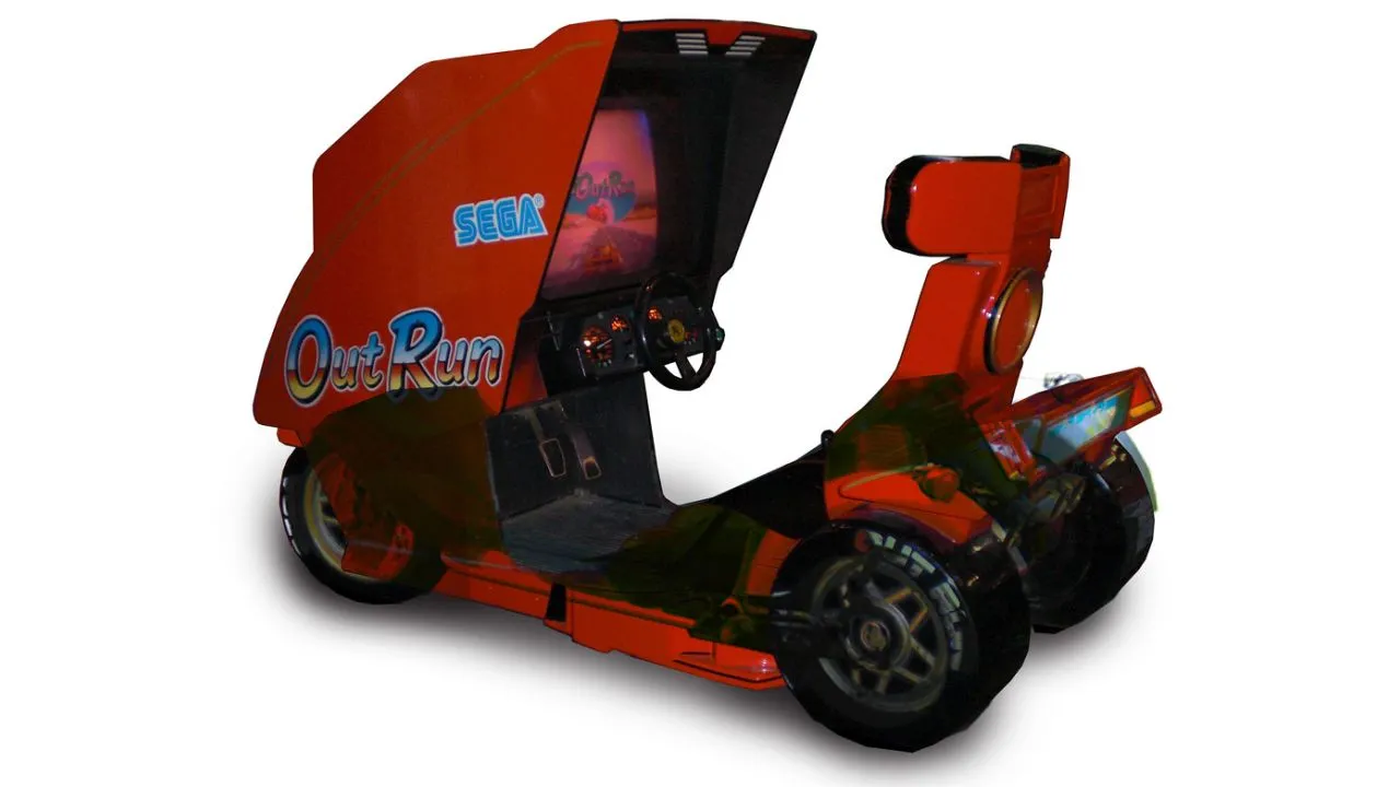 Backdrop artwork for OutRun 3-D