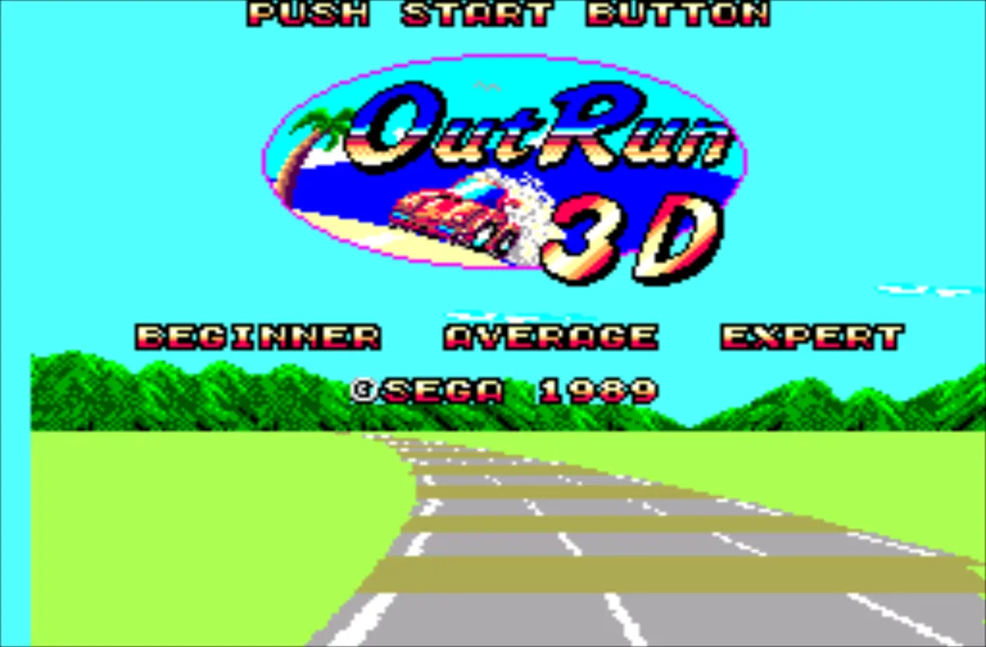 OutRun 3-D screenshot