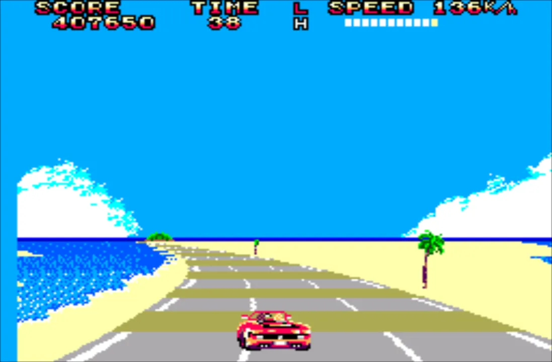 OutRun 3-D screenshot