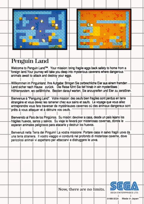 Penguin Land box back