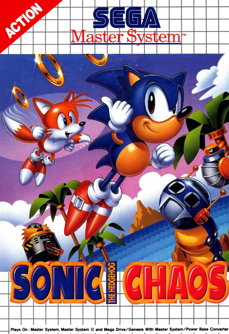Sonic the Hedgehog Chaos box art