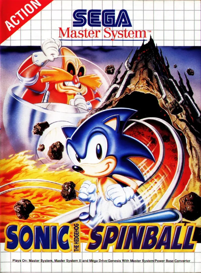 Sonic the Hedgehog Spinball box art