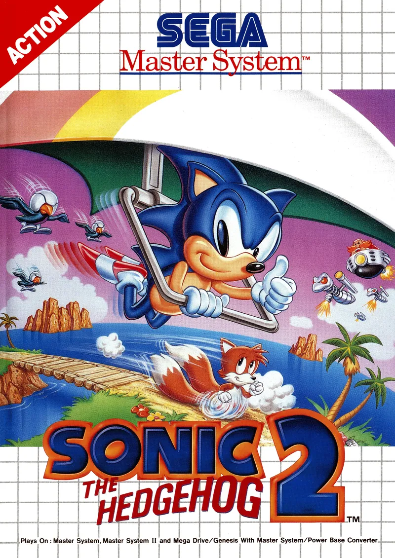 Sonic the Hedgehog 2 box art