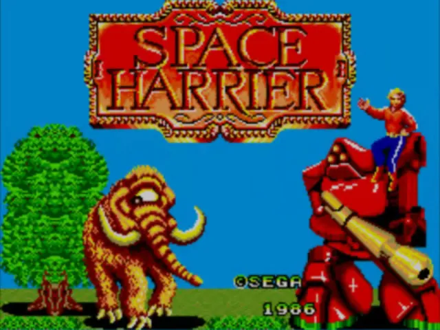 Space Harrier screenshot