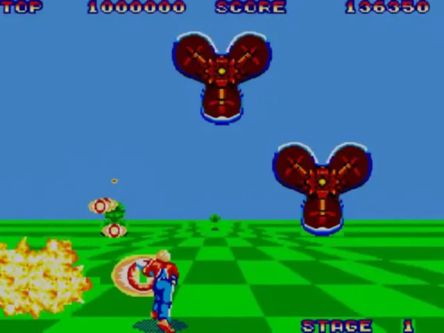 Space Harrier screenshot