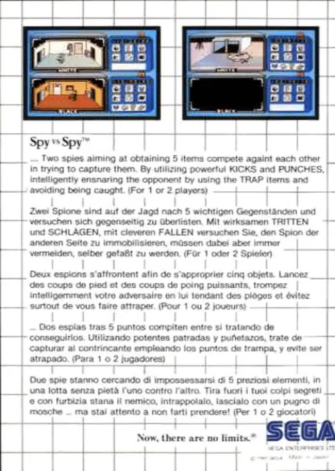 Spy vs Spy box back