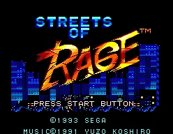 Streets of Rage screenshot