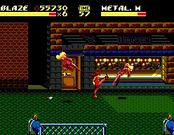 Backdrop artwork for Streets of Rage II