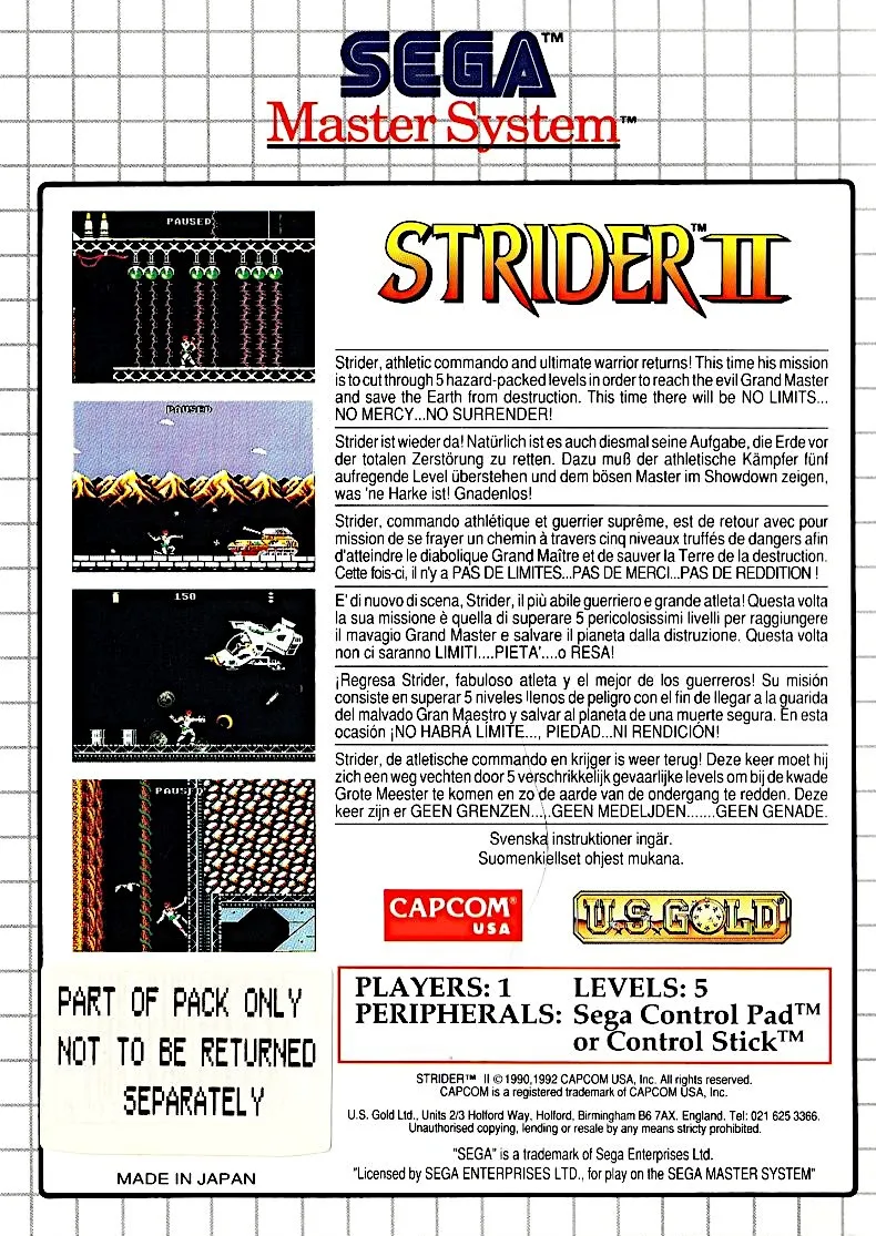 Strider II box back