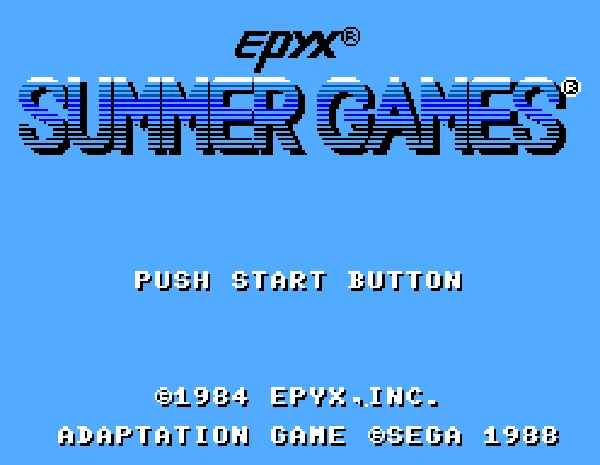 Backdrop artwork for Summer Games