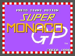 Super Monaco GP screenshot