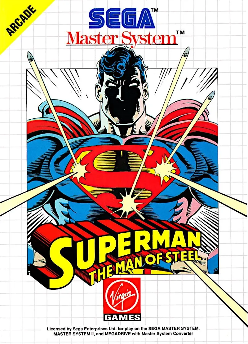 Superman: The Man of Steel box art