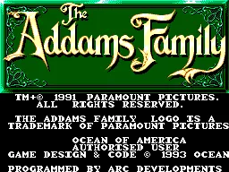The Addams Family screenshot